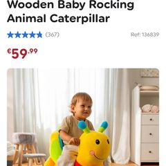 Ride on caterpillar rocker
