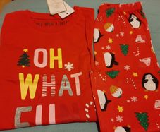Girls Christmas pyjamas 6-7 years BNWT