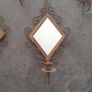 Mid Century Mirror Backed Candle Sconces x 5 Image 3
