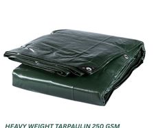 Heavy Weight Tarpaulin  6m x 8m (20' -26') 250 gsm
