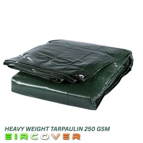 Heavy Weight Tarpaulin  6m x 8m (20' -26') 250 gsm