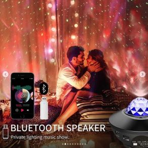 Galaxy projector star projector ocean galaxy light bluetooth music speaker galaxy night light