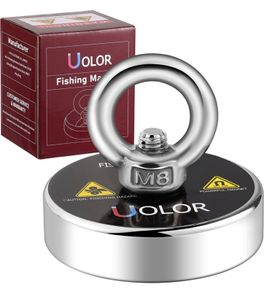 160 Kg (353 LB) Pull Force N35 Super Strong Powerful Round Neodymium Magnet for Magnet Fishing and Retrieving in River (FREE POSTAGE)