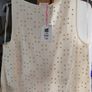 Savida cream top with gold studding Image 2