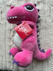 Suki Gifts International T-Rex Dinoz Soft Dinosaur Plush Toy New A Bit Dirty Please look at the pictures