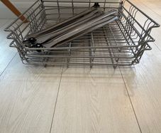 3units IKEA Wire baskets Storage grey