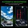Car HUD head-up display, Km  W2 windshield speedometer projector with speed display and overspeed alert, automatic light sensor, mile/kilometer speed display, USB plug and play, suitable for all car models, Image 2