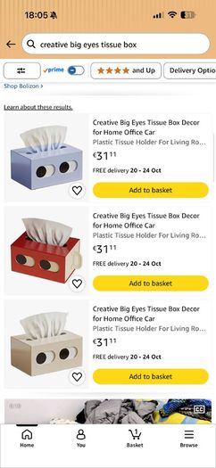 Retro tissue box