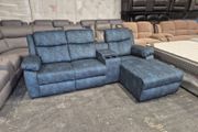Zara Blue Chaser Sofa