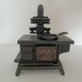 Vintage Bonnie Glo Miniature Cast Iron Stove - Cast Iron Collectible Image 4