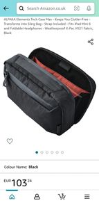 Alpaka Elements Tech Case Max - Black XPAC VX21 version
