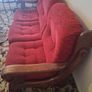 3 seater solid wood sofa needs minor repair Image 2