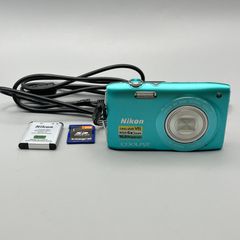 Nikon Coolpix S3300 16MP Digital Camera Teal - Full Kit