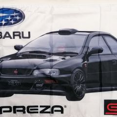 Subaru Impreza flag (black).