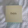 Fields 'C' name pendant necklace Never opened Image 3