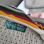 Cream Beige lightweight fine knit cardigan made in Italy Image 5