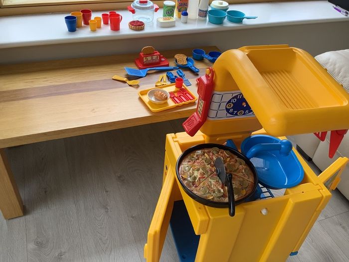 ELC play kitchen with accessories.