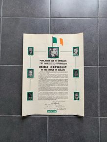 Rare Proclamation of the Irish Republic print