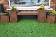 Garden Planter Bench