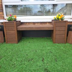 Garden Planter Bench
