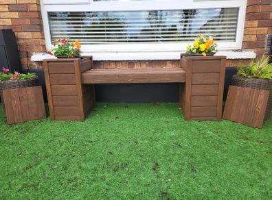 Garden Planter Bench