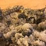 Vintage Hand-made mining pewter figures on pyrite Image 5