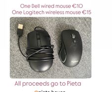 Dell Wired Mouse and Logitech Wireless Mouse | Bundle or Separate | PC | Laptop | Home Office