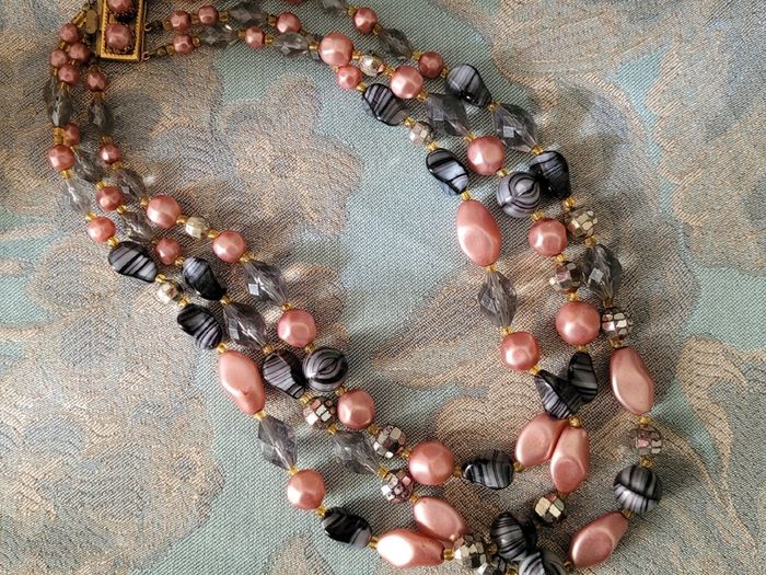 Vintage 50s beaded Necklace