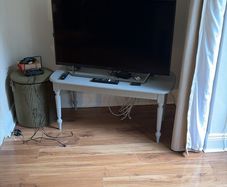 grey table