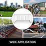 10 Holders Floor Bike Rack, 1.5m Length All-Steel Grid Bike Rack, 10-Bike Capacity Dual-Side Storage Stand for Garages Streets Yards Bike Events Image 5