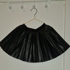 H&M faux leather skirt