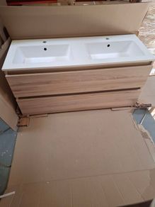 New Visobath 1200 unit with ex display double basin