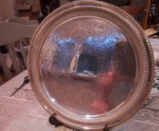 Circular EPNS Serving Tray
