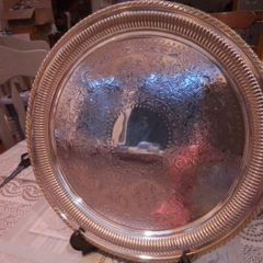 Circular EPNS Serving Tray