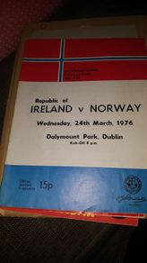 Ireland v norway 1976
