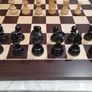 Wooden chess pieces french knight Image 4