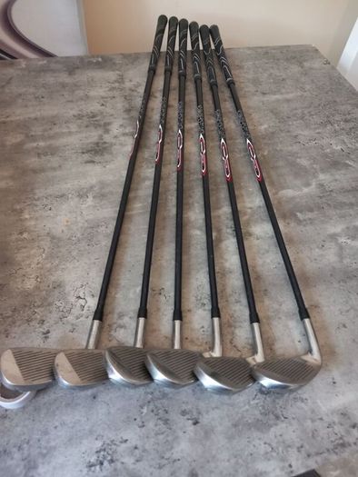 Taylormade golf irons. Right handed clubs
