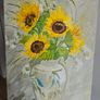Oil painting "sunflowers" Image 2