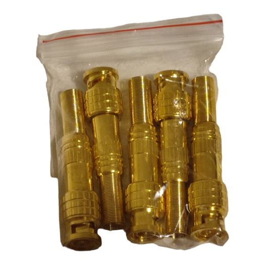 BNC Male Coaxial Connectors Screw-lock For RG59 CCTV Terminal Solderless Adapter 100Pcs