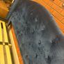Blue Velvet king size bed frame Image 4