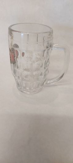 biere birra, 1/2 pint tankard glass, collectors item, buyer collects or pays postage thank you, lovely advertising display item for any man cave pub restaurant etc .