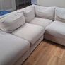 Cream corner sofa Image 2