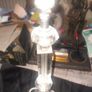 Large Glass Table Lamp Image 4