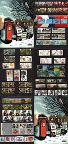 2018 Great Britain Commemorative Stamps Year Pack (includes 5 image showing contents)
