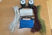 Selection of braids for mousing out halyards and/or as flag halyards