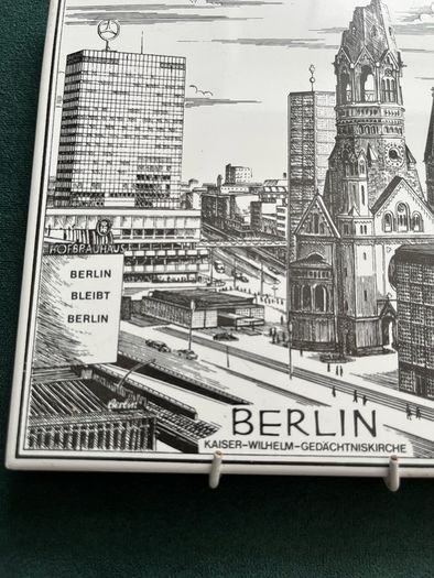 Vintage Decorative Berlin Tile