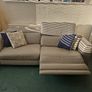 CROSS POSTED natuzzi leather suite 1 x recliner sofa 2 x arm chairs adjustable head rests Image 5
