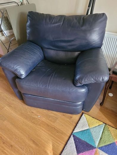 Leather Recliner - 2 seater and 1 seater set