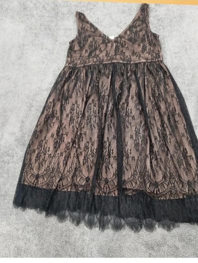 NWT Tia Black Lace Sequin Dress EU 44 UK 18