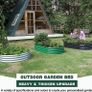 Guard Galvanized Raised Garden Bed Kit, Galvanized Planter Garden Boxes Outdoor, Oval Large Metal for Vegetables Image 5